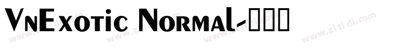 VnExotic Normal字体转换